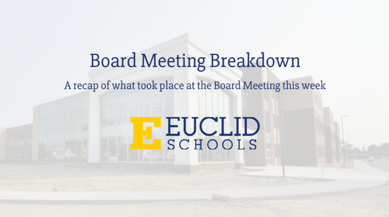 Board Meeting Breakdown. A recap of what took place at the Board Meeting this Week.