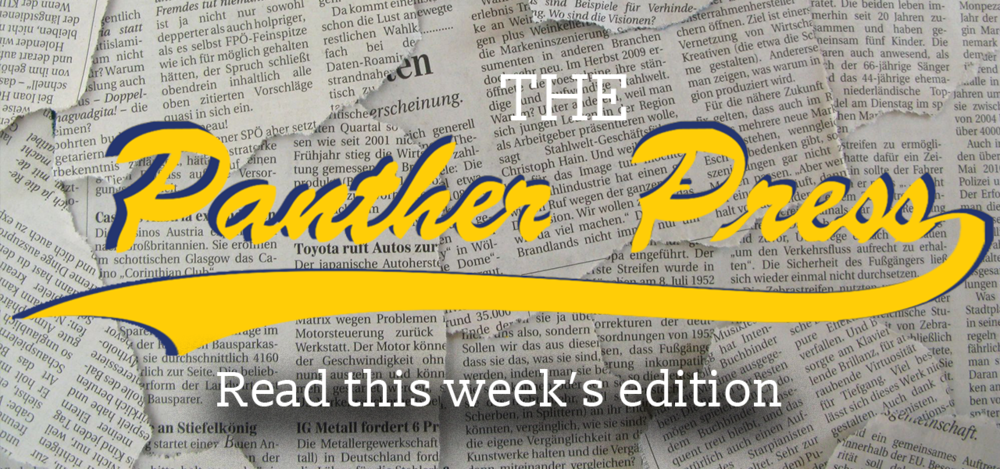 The Panther Press. Read this week's edition