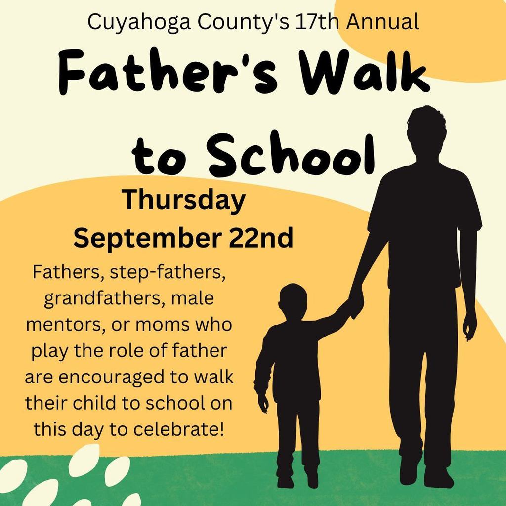 Father's Walk to school