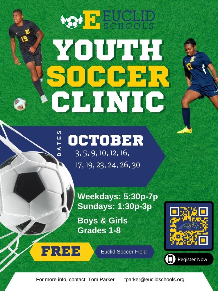Euclid Youth Soccer Clinic Flyer