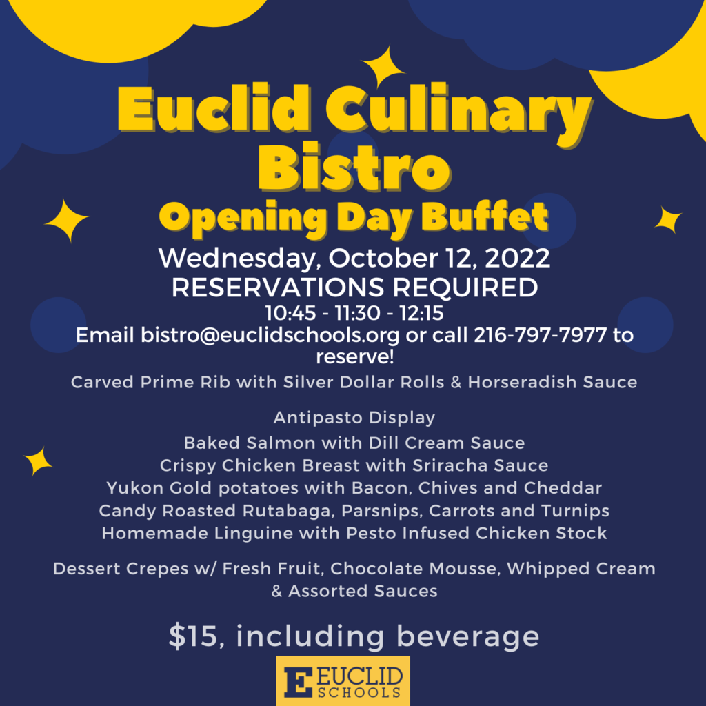 Euclid Culinary Bistro Opening Day Buffet